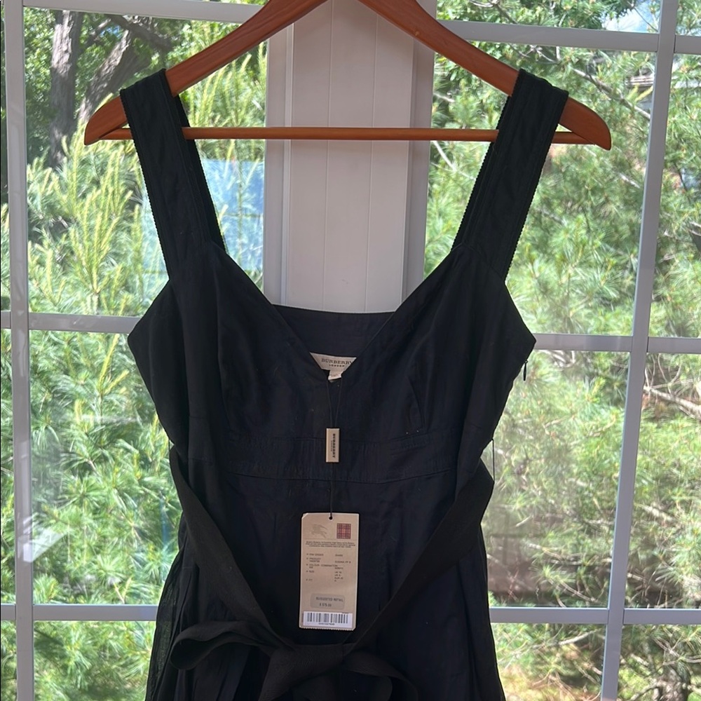 Burberry Black Sleeveless Midi Sundress - Picture 2 of 13
